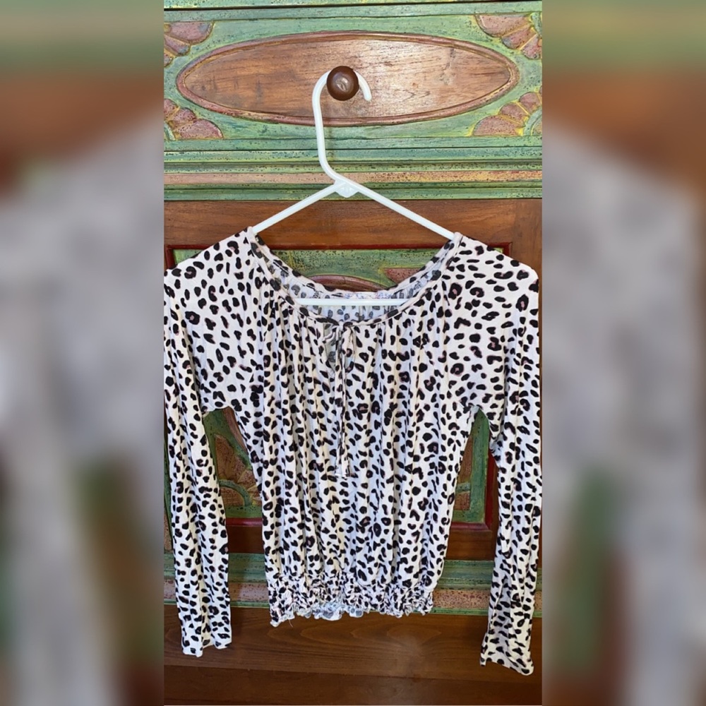 Long sleeve crop to.